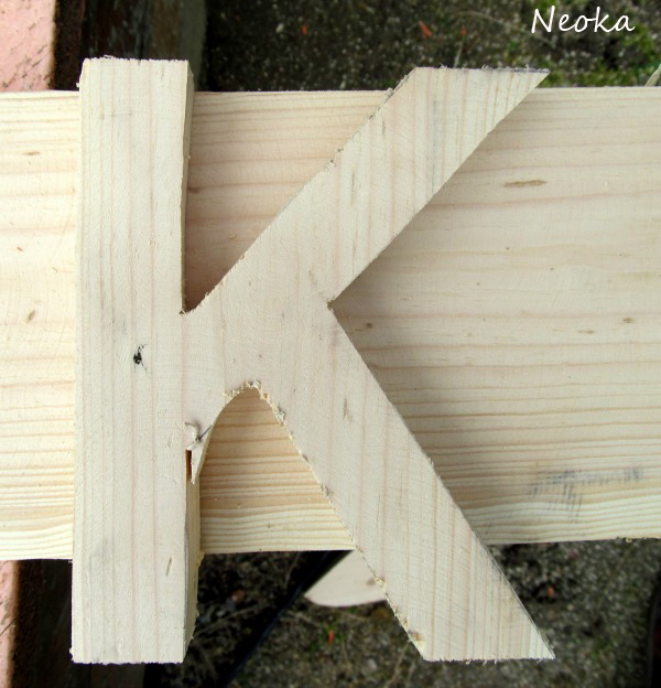 деревянная буква своими руками